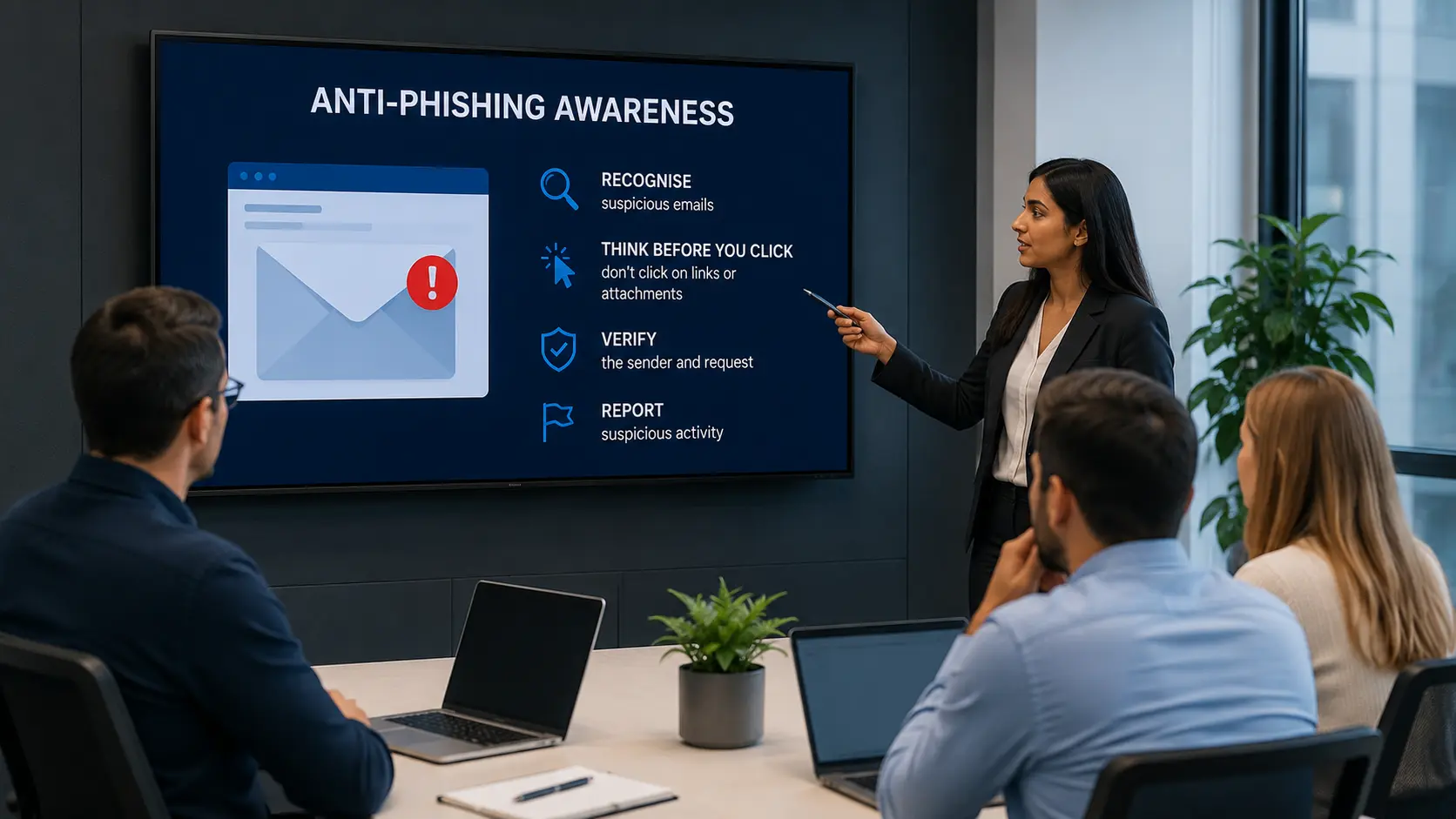 Anti phishing testing London for staff awareness and email security training
